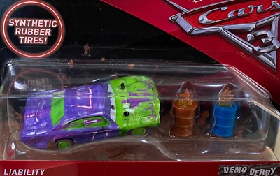 DISNEY PIXAR CARS 3 ''LIABILITY'' NEW IN PACKAGE, SCALE 1:55, DEMO DERBY, SHIP WW
