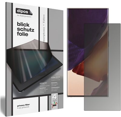 Samsung Galaxy Note 20 Ultra 5G Blickschutzfolie matt Schutzfolie Folie Display