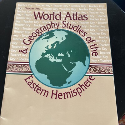 A Beka History of the World Atlas Geography Eastern Hemisphere TEACHER Key