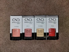 Shellac Nail Polish set of 4 (nude tones)