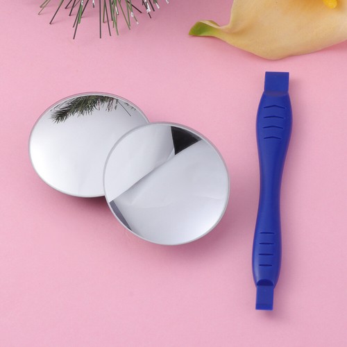 Mirror Set Clip-on Circular Convex Small 360 Wide Angle Rearview - Imagen 3 de 11
