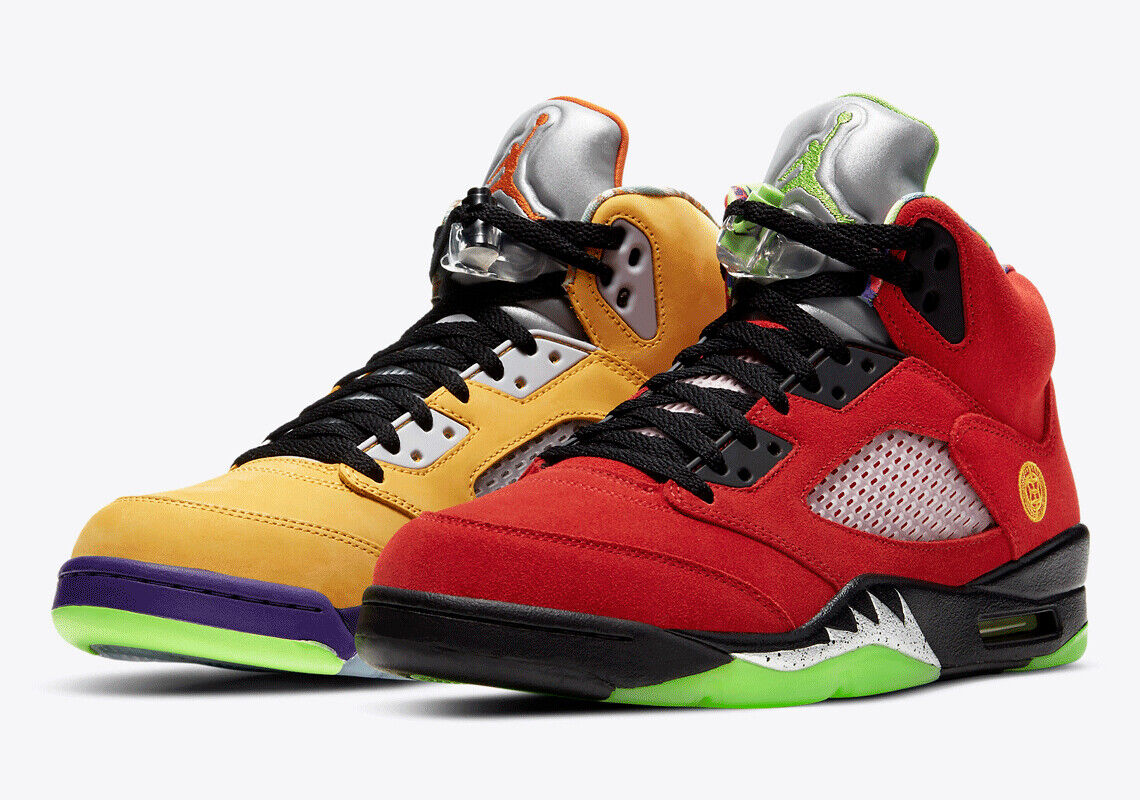 Nike Air Jordan 5 V Retro SE “What The” Size 8. CZ5725-700. Multicolor