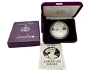 1986 S 1 oz Proof Silver American Eagle (w/Box & COA)