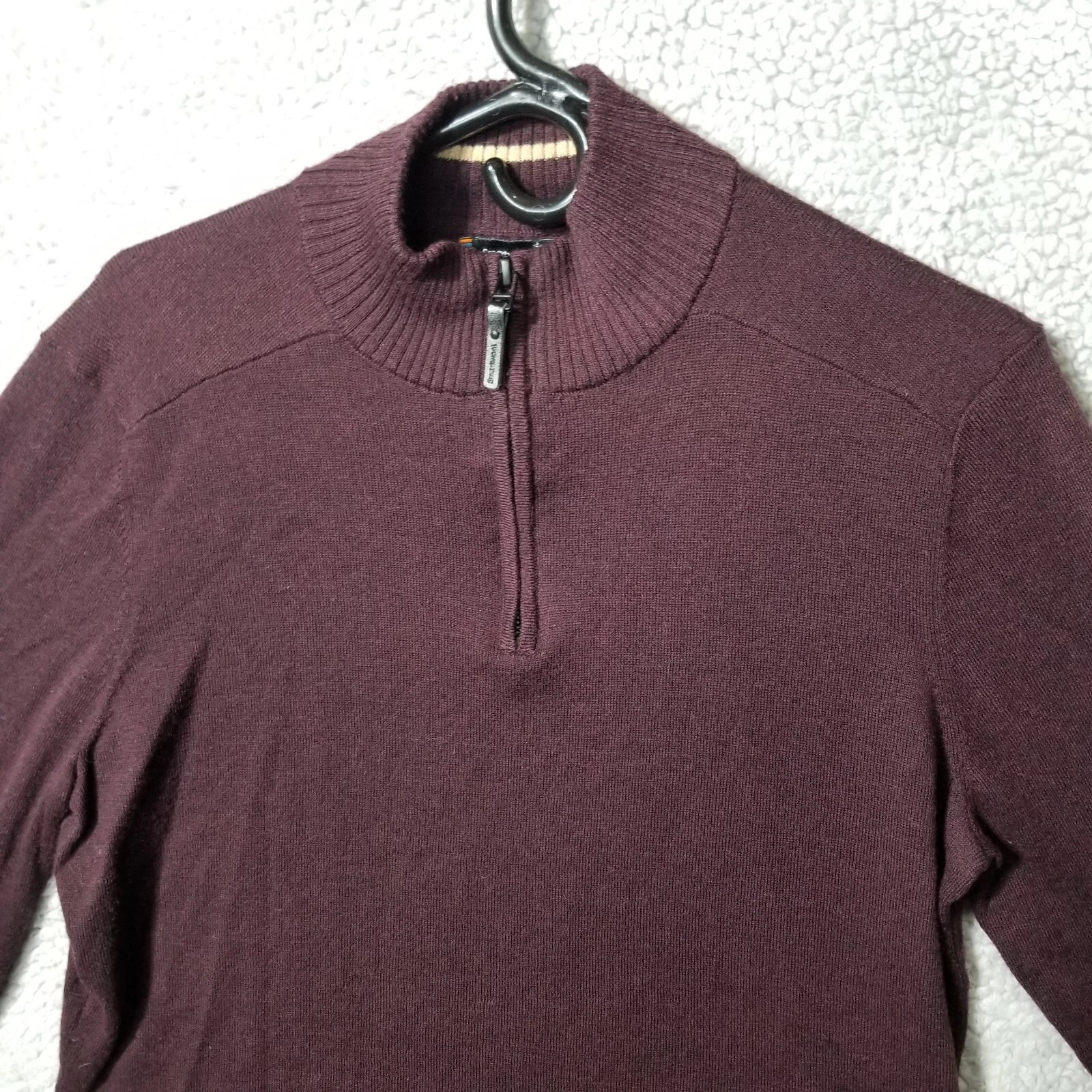 smartwool sparwood 1/4 zip pullover wool blend sweater
