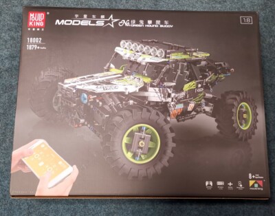 MOULD KING 18 002 GREEN HOUND BUGGY 4 MOTOREN APP STEUERUNG AKKU 1879 TEILE AUTO