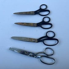 Lot of 3 Vintage WISS Pinking Shears/Zig Zag Scissors CB7  SN7 Etc  1 Unknown