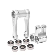 For 1/4 Losi Promoto Bike KNUCKLE & PULL ROD  Metal Upgrade #MX030 -SILVER-