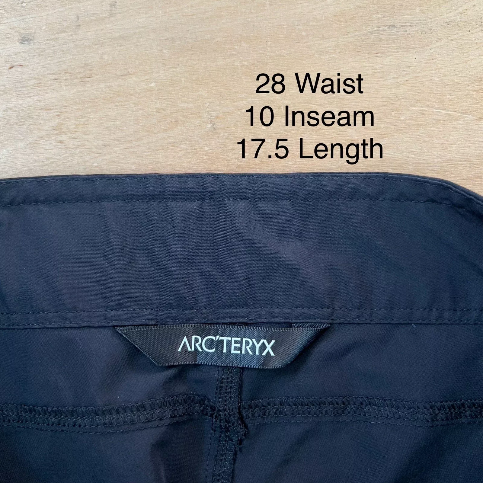 arcteryx casual utility outerwear hiking shorts