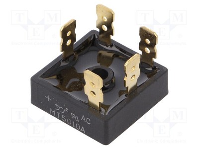 Three-Phase Bridge Rectifier If: 50A Urmax: 1kV Ifsm: 500A MT5010A Three-Phase