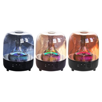Portable Bluetooth-compatible Speakers Stereo Wireless Colorful LED Portable