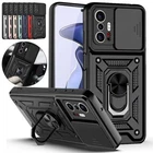 Case For Xiaomi Redmi Note 14 13 12 11 10 Pro Shockproof Rugged Ring Stand Cover