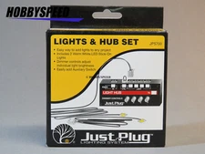 WOODLAND SCENICS 5700 LIGHTS & HUB SET JUST PLUG LIGHTING SYSTEM wiring WDS5700