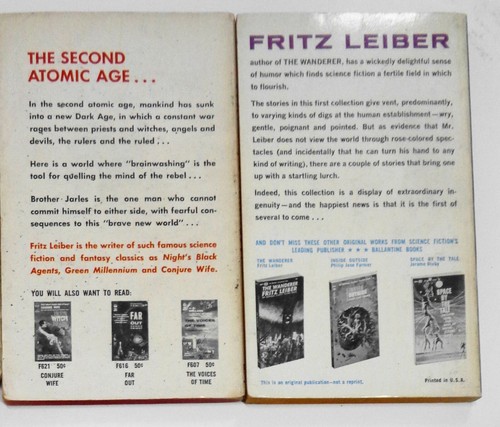 Fritz Leiber: Gather Darkness! & A Pail of Air - 2 vintage paperbacks lot - 1sts - Picture 2 of 3