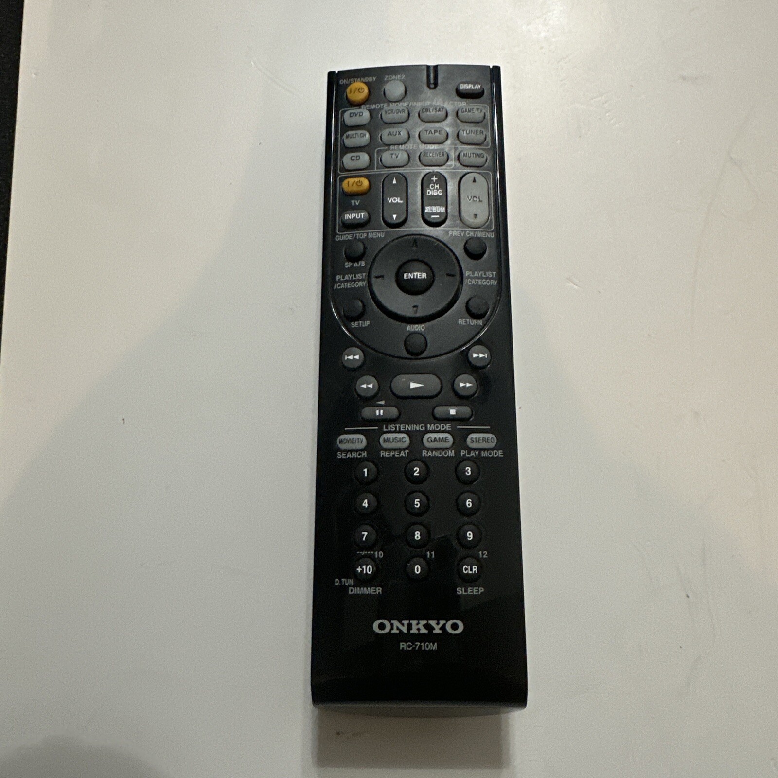 Onkyo RC-710M Remote for TX-SR606 Home Theater Receiver