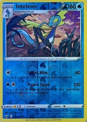 Inteleon 059/202 Sword & Shield Base Set Reverse Holo Rare