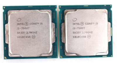 Lot 2x Intel Core i5-7500T 2.7GHz Quad Core 6MB 35W FCLGA1151 Processor SR337 71