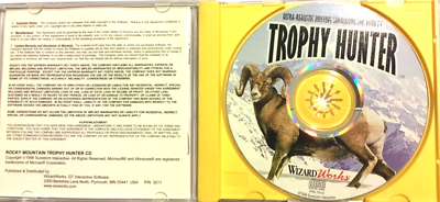 Rocky Mountain Trophy Hunter PC CD-ROM Hunting Video Game Windows
