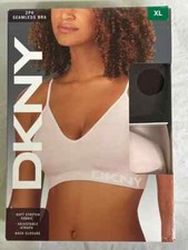 DKNY Women's 2-Pack Seamless Bra, Brown / Pink, Size XL