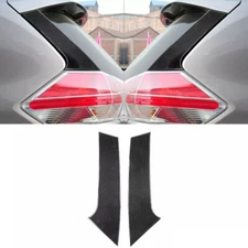 2Pcs For Nissan Rogue/X-Trail Carbon Fiber Rear Window Glass Side Cover Trim