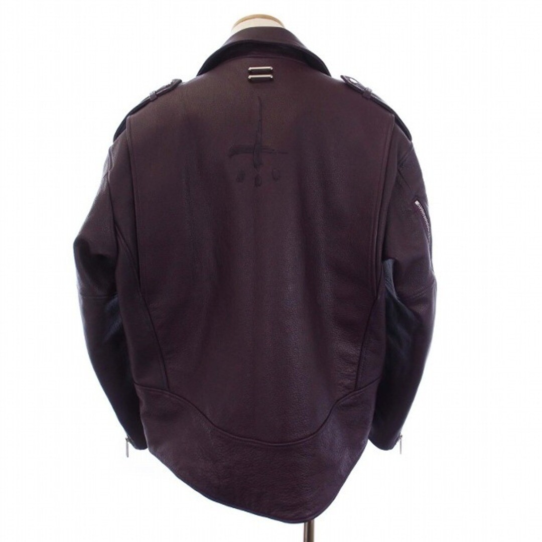 Catalyst CVTVLIST 22AW leather blouson jacket cow double riders 1 