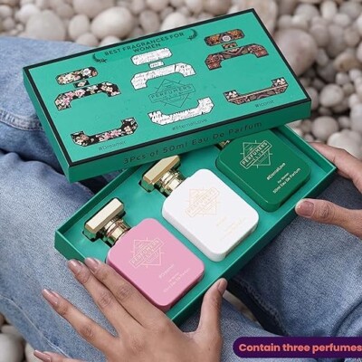 Perfumer's Club Women Fragrance Set 3 EDP Long lasting Gift Set