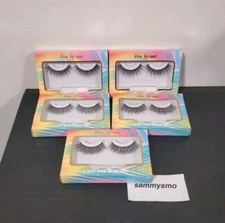 VIVA VERANO Summer Lashes - Lash & Glue Set Faux Mink, Fake Eyelashes x5 Packs