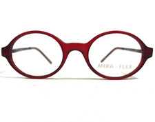 Monturas de gafas Miraflex para niños MOD.LUCA 1036 rojo transparente borde completo redondo 42-19-120