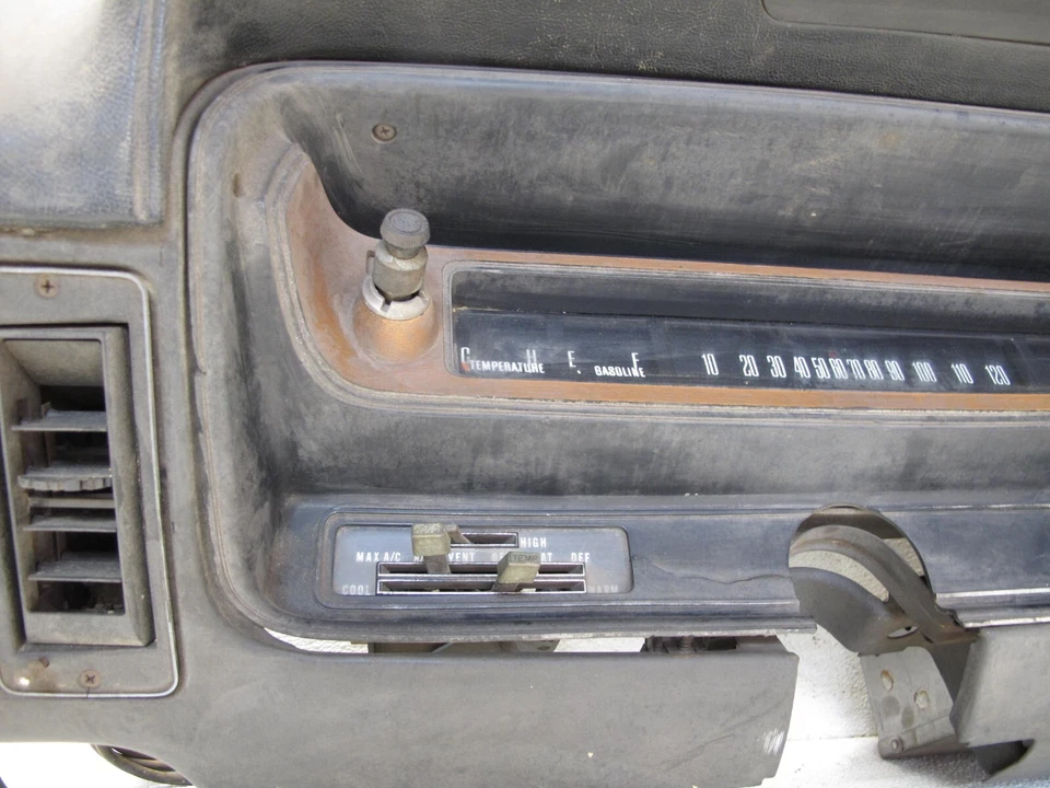 1971 - 1974 Dodge Charger Dash Board Panel Radio Cluster OEM #110 - Image 3 of 4