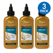 Bigen Semi-Permanent Hair Color TB3 Turquoise Blue 3.0 fl oz 3 Pack New