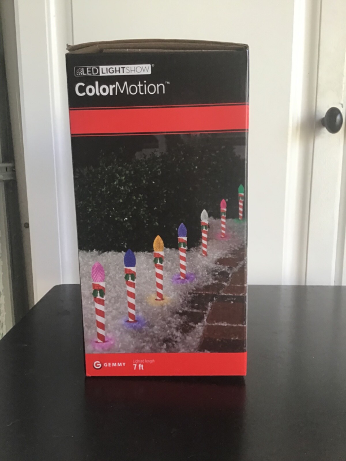 NEW ColorMotion Christmas Candy Striped LED Pathway Lights Stakes eBay