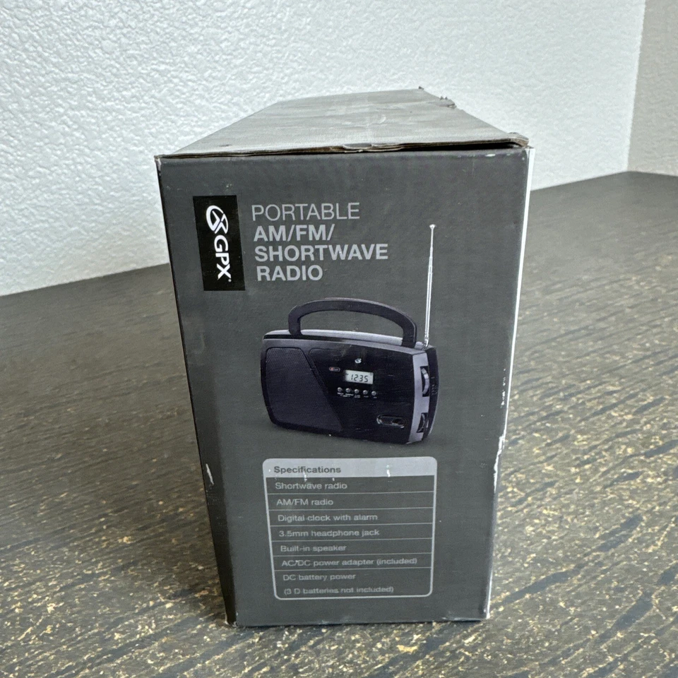 GPX AM/FM Shortwave Radio R633B GPX R633B 047323006333 - Image 4 of 4