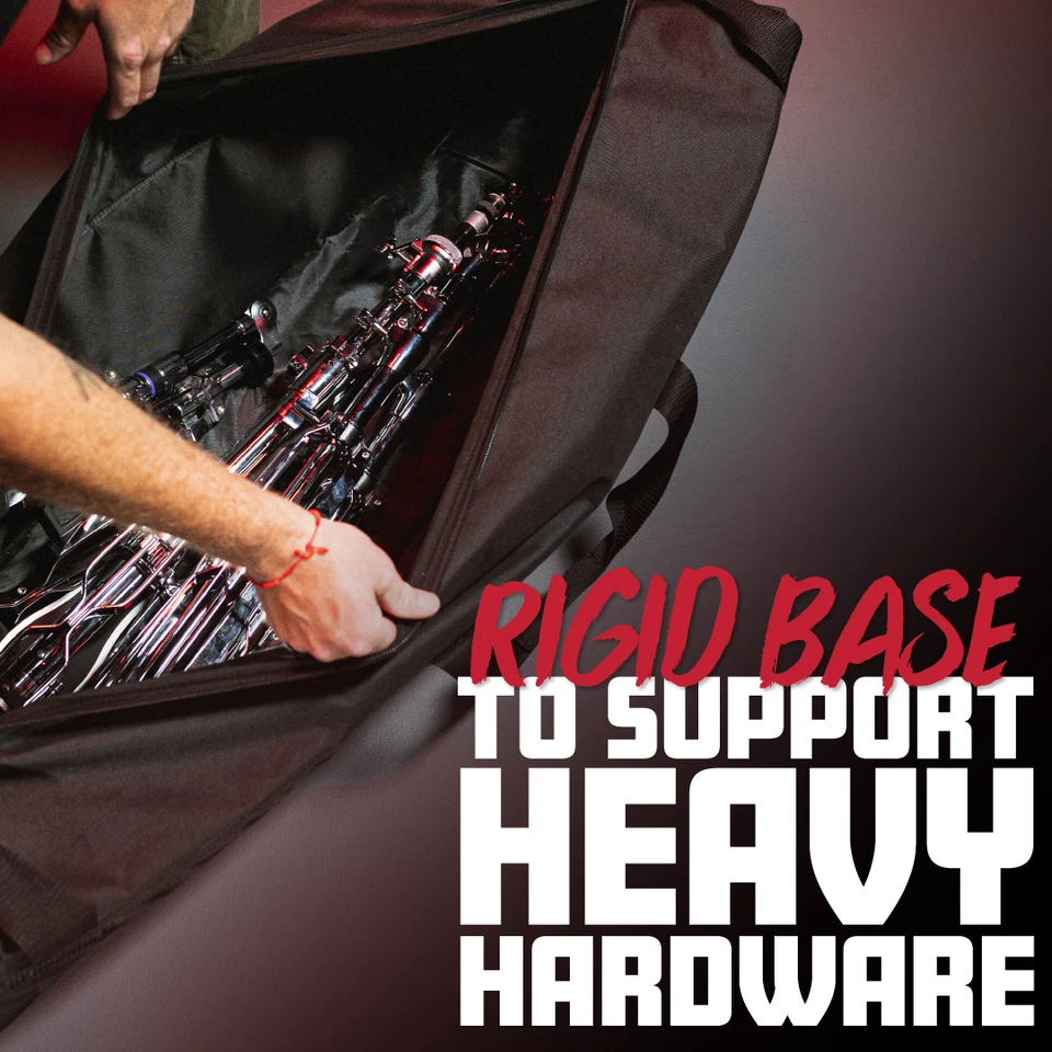 Juego de batería Gator Cases MiZone bolsa de herrajes con ruedas, 46" x 12" x 12" Foto 3 de 4