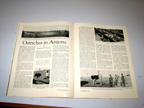 ARIZONA HIGHWAYS NOV. 1939 "JACK THE RIPPER" THE GRAND CANYON "7 DOWN 77 UP" - Picture 13 of 15