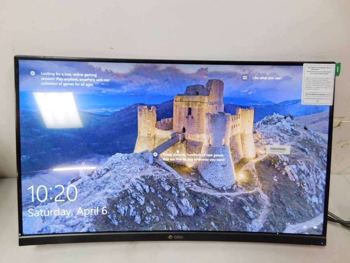 Crua 1080p 27 Inch Monitor 144hz CRUA 27