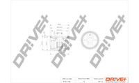 Dr!ve+ DP1110.11.0287 ÖLfilter FüR Mitsubishi, Smart