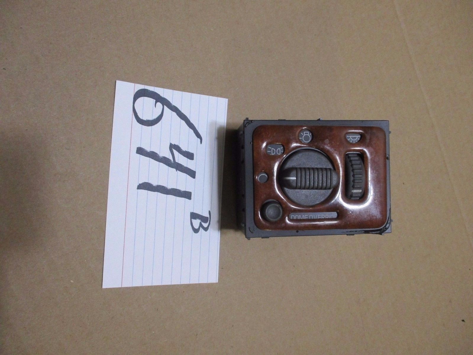 99 00 01 02 Chevy Suburban Headlight Control  Switch 15755595 Used #641B