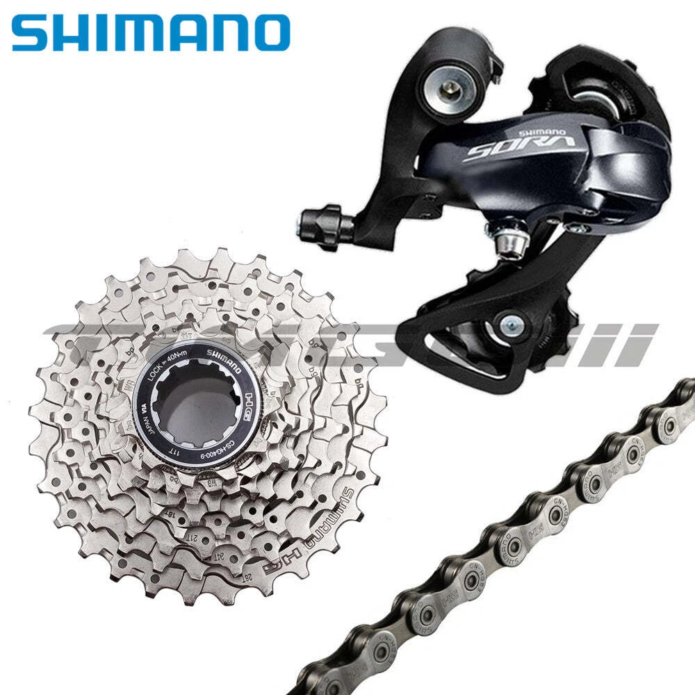 Gruppo MicroSHIFT Sword 2x9 Velocità Nero – Freni E Cambi Inclusi, Per Bici Da Strada