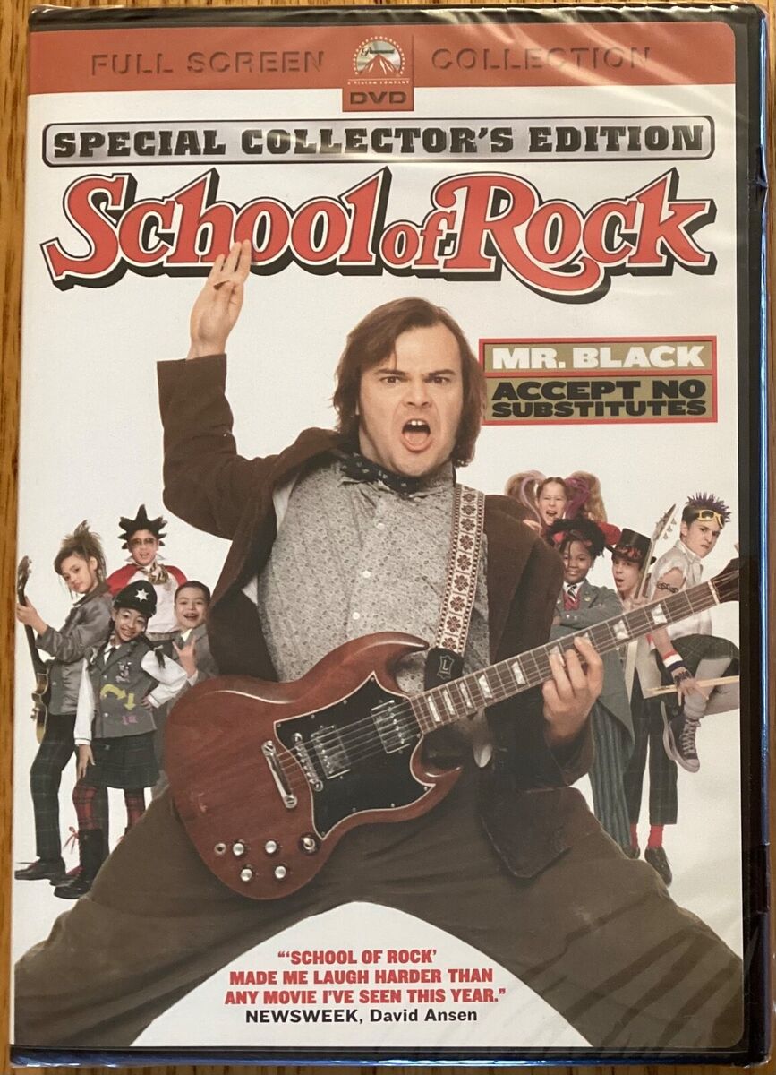 School of Rock DVD with Jack Black, Joan Cusack, Mike White School of Rock DVD with Jack Black, Joan Cusack, Mike White