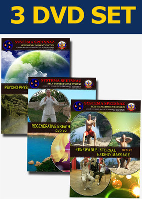RUSSIAN SPETSNAZ TRAINING - SELF-DEVELOPMENT COURSE 3 DVD set - 25% Off