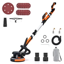 ZELCAN 850W Foldable Drywall Sander w Vacuum 7 Variable Speed Sander for Ceiling