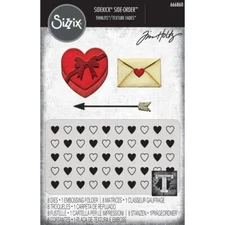 Tim Holtz Sizzix Sidekick Side Order Die ~ LOVE NOTES ~ 666860