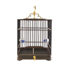 Quality Handmade Chinese Wood Square Shape Decorative Birdcage ws2149