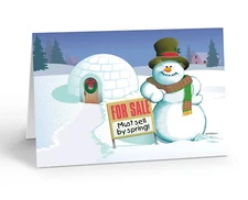 Real Estate Holiday Card - Funny Realty Christmas Card -18 Count -  50024