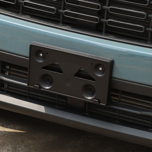 ABS Black Front License Plate Bracket Holder For Ford Maverick Lariat 2022-2023 - Picture 3 of 10