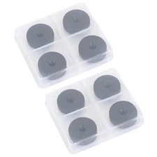 8Pcs CAMVATE Aluminum Thumbwheel Lock Nut Knurled Edge D-25mm w/ 1/4"-20 Female