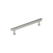 Signature Hardware 954047-6516 Gilderoy 6-5/16 Inch Pull - Satin Nickel