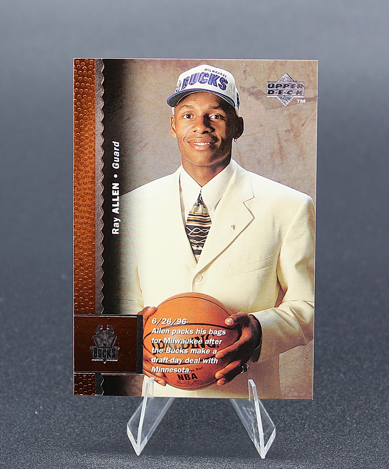 1996-97 Upper Deck #69 Ray Allen RC Milwaukee Bucks