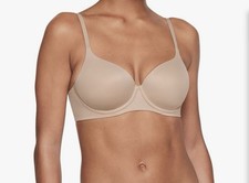 Warner's Women's Cloud 9 Easy Size Underwire Lightly Lined T-Shirt Bra, Beige 2X
