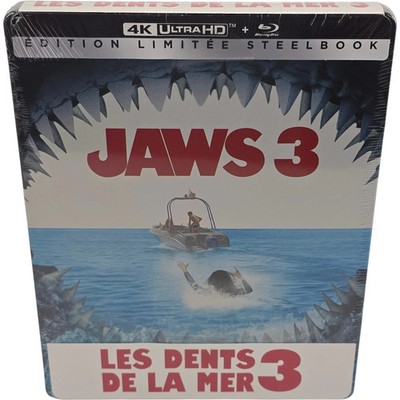 Les Dents de la mer 3 SteelBook 4K Ultra HD Blu-ray 2D 3D