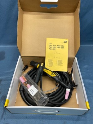 ESAB 12.5' 200 Amp Air Cooled TIG Torch W/Rigid Head For Rebel or EMP 235 235ic